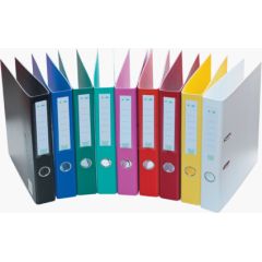 Mape-reģistrs ELLER A4 formāts, 50mm, mint, apakšējā mala ar metālu Dokumentu mapes