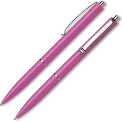 Lodīšu pildspalva SCHNEIDER K15 1.0mm, rozā korpuss, zila tinte ( Gab. x 5 )