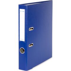 Mape-reģistrs ELLER Eko A4 formāts, 50mm, tumši zils, apakšējā mala ar metālu Dokumentu mapes