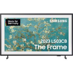 SAMSUNG The Frame GQ-32LS03C, QLED TV - 32 -  black, HDR 10+, Full HD, SmartTV, HD+