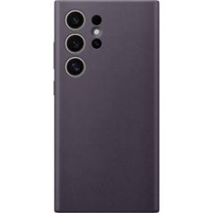 Samsung Galaxy S24 Ultra Vegan Leather Cover Dark Violet