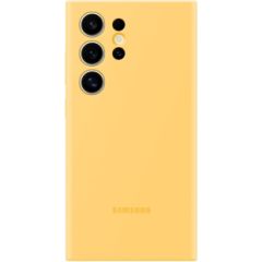 Samsung Galaxy S24 Ultra Silicone Cover Yellow