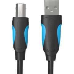 USB 2.0 A to USB-B printer cable VAS-A16-B200 2m Black Data USB kabeļi