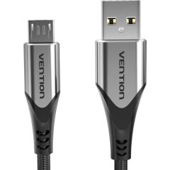 USB 2.0 A to Micro-B 3A cable 0.5m Vention COAHD gray