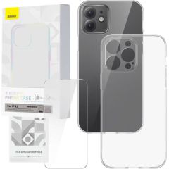 Transparent Case and Tempered Glass set Baseus Corning for iPhone 12