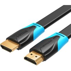Flat HDMI Cable 0.75m Vention VAA-B02-L075 (Black)
