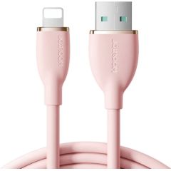 Joyroom Cable Colorful 3A USB to Lightning SA29-AL3 / 3A / 1,2m (pink)