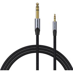 3.5mm TRS Male to 6.35mm Male Audio Cable 1m Vention BAUHF Gray