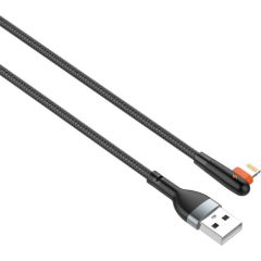 Cable USB to Lightning LDNIO LS562, 2.4A, 2m (black)