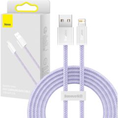 Baseus Dynamic cable USB to Lightning, 2.4A, 2m (Purple) Data USB kabeļi