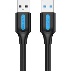 USB 3.0 cable Vention CONBG 1.5m Black PVC Data USB kabeļi