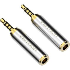 audio adapter, Vention VAB-S02, 3.5mm (female) to mini jack 2.5mm (male), (gold)
