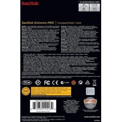 Sandisk Compact Flash CF 32GB ExtremePro 160MB/s