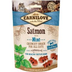 CARNILOVE Crunchy Snack Salmon & Mint - Cat treat with salmon and mint - 50 g