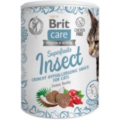 BRIT Care Cat Snack Superfruits Insect - cat treat - 100 g
