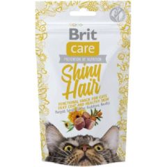 Brit Care Cat Snack SHINY Hair - cat treat - 50 g