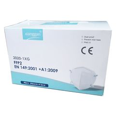 Face mask FFP2 / KN95 certificate EN 149:2001 + A1:2009 (package 2pcs.) Covid-19 Aizsarglīdzekļi