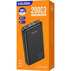 KAKUSIGA KSC-881 power bank 20000mAh | 2 x USB черный