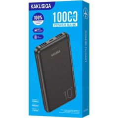KAKUSIGA KSC-660 power bank 10000mAh | 2 x USB melns Power Banks