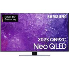 SAMSUNG Neo QLED GQ-43QN92C, QLED TV - 43 - silver, UltraHD/4K, SmartTV, WLAN, Bluetooth, HDR 10+, 100 Hz, FreeSync, 100Hz panel