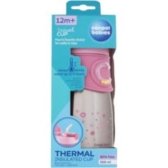 Canpol Travel Cup / Thermal Insulated Sport Cup 300ml Pink