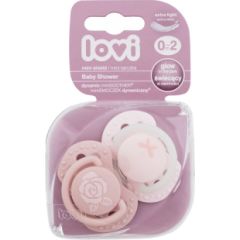 Lovi Baby Shower / Dynamic miniSoother 2pc Girl 0-2m