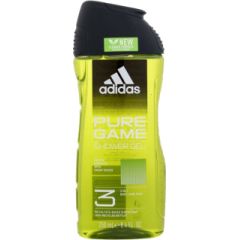 Adidas Pure Game / Shower Gel 3-In-1 250ml New Cleaner Formula