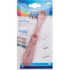 Canpol Travel Spoon / Foldable 1pc Pink