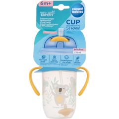 Canpol Exotic Animals / Non-Spill Expert Cup With Weighted Straw 270ml Yellow