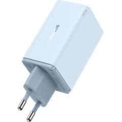 Baseus GAN6 Pro Fast Charger, 2xUSB-C + 2xUSB, 65W (blue)