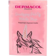 Dermacol Beautifying Peel-off Metallic Mask / Brightening 15ml
