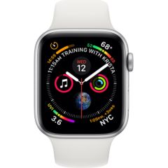 Apple Watch Series 4 40mm Aluminium GPS+Cellular - SILVER (Atjaunināts, stāvoklis labi)