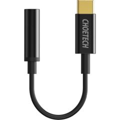 Adapter Choetech AUX003 USB-C to 3.5mm Audio Jack Adapter (black)