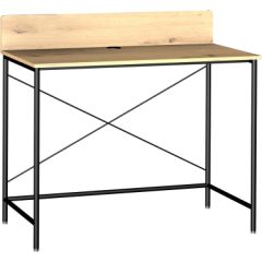 Desk HEDVIG 100x49,5xH102cm, ash/black