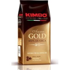 Kafijas pupiņas Kimbo Aroma Gold 250 g Kafijas kapsulas, kafija
