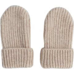Lodger Mittens Folklore Merino vilnas bērnu cimdiņi, Beige, 0-12m - MTM 630_0-12  Šalles un cimdiņi