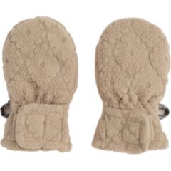 Lodger Mittens Folklore Fleece bērnu cimdiņi, Beige, 12-24m - MTF 630_12-24  Šalles un cimdiņi