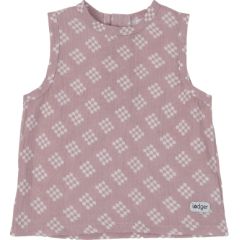 Lodger Tank Topper Tribe Muslin vasaras mazuļu krekliņš bez piedurknēm, Rose, 74 cm - TP 107_74 Kokvilnas bodiji, rāpuļi