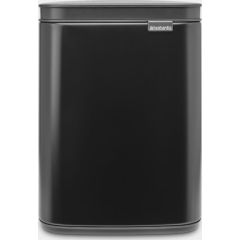BRABANTIA atkritumu tvertne Bo, 7l, Matt Black - 222900 Papīra - atkritumu grozi