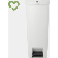 BRABANTIA atkritumu tvertne StepUp ar pedāli, 40l, Light Grey - 800009 Papīra - atkritumu grozi