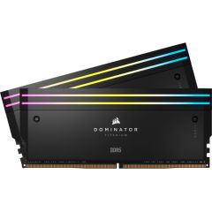 Corsair DDR5 - 32GB - 6000 - CL - 40 (2x 16 GB) dual kit, RAM (black, CMP32GX5M2B6000C30, Dominator Titanium, INTEL XMP)