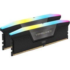 Corsair 48 GB DDR5-7000 Kit, memory (black, CMH48GX5M2B7000C40, Vengeance RGB, XMP)