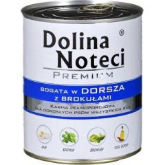 Dolina Noteci DOLINA NOTECI Premium bogata w dorsza z brokułami - mokra karma dla psa - 800g