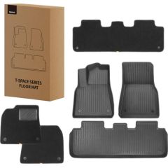 6-Piece Floor Mat for Tesla Baseus T-Space Series (black)