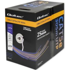 Kabelis Qoltec UTP | CAT5E | 305m | PVC Jaunumi - Datori