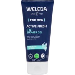 Weleda For Men / Active Fresh 3in1 200ml Dušas želejas ķermenim