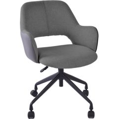 Task chair KENO with castors, grey