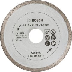Dimanta griešanas disks Bosch 2607019471; 110 mm
