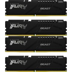 Kingston Fury Beast, DDR5, 64 GB, 5200MHz, CL40 (KF552C40BBK4-64)