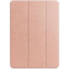 iLike   MatePad T10s 10.1 Tri-Fold Eco-Leather Stand Case Rose Gold